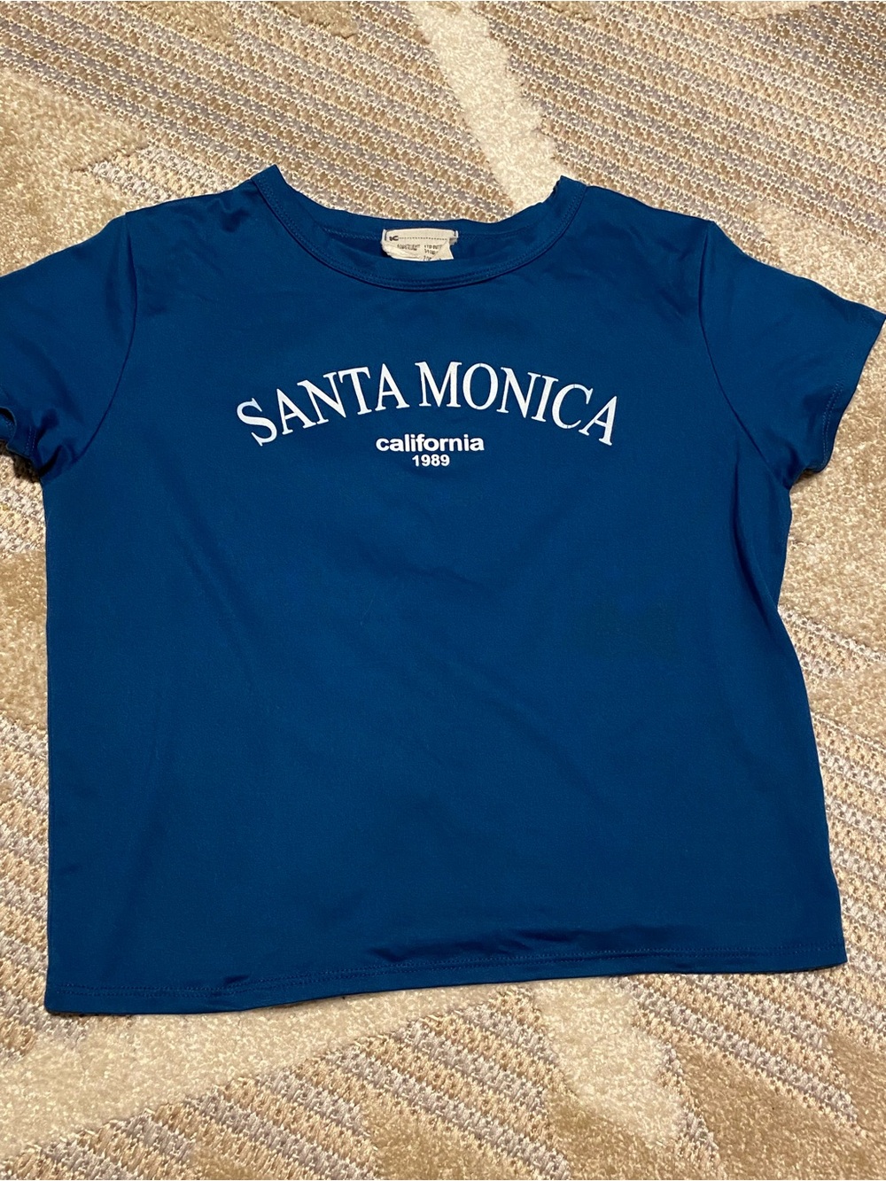 Santa Monica cropped tee